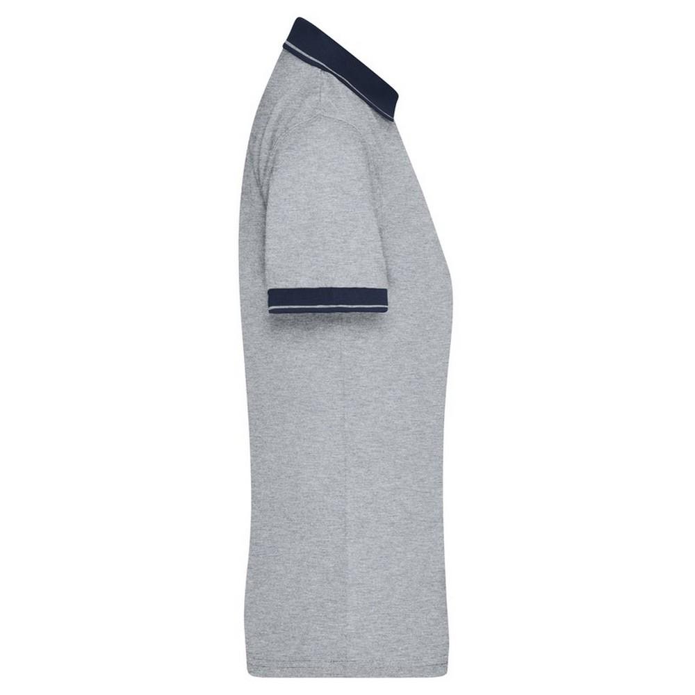 James and Nicholson Womens/Ladies Heather Polo Shirt