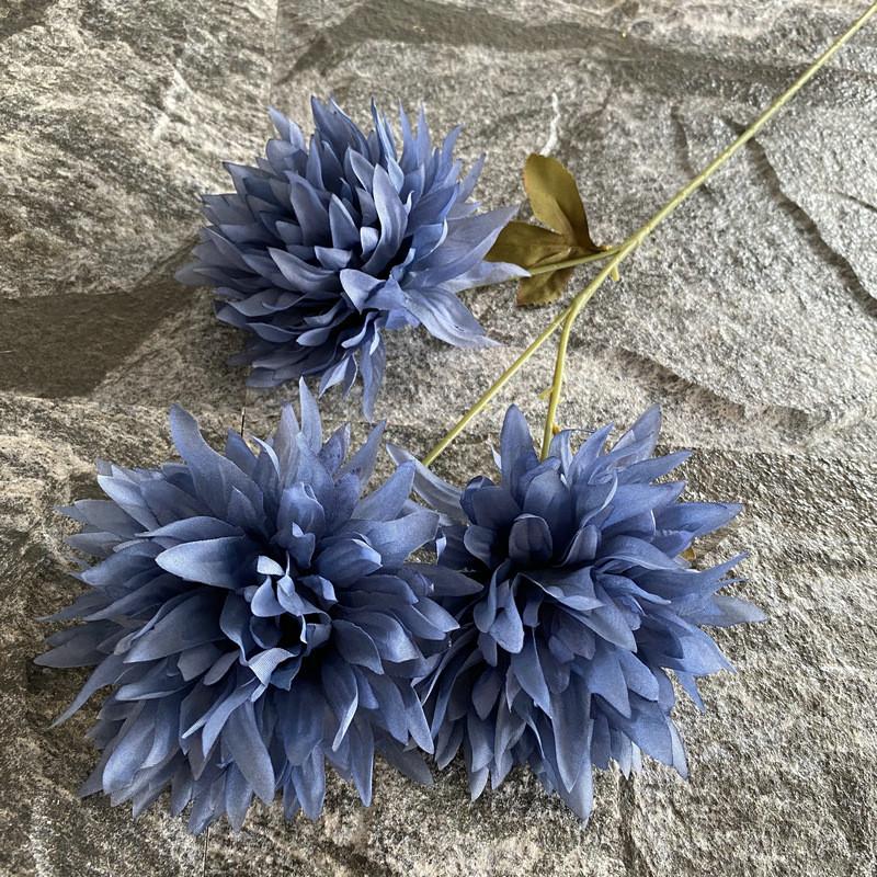 Свадебный шелковый шар-хризантема для домашнего декора и фотосессий, подарочные аксессуары