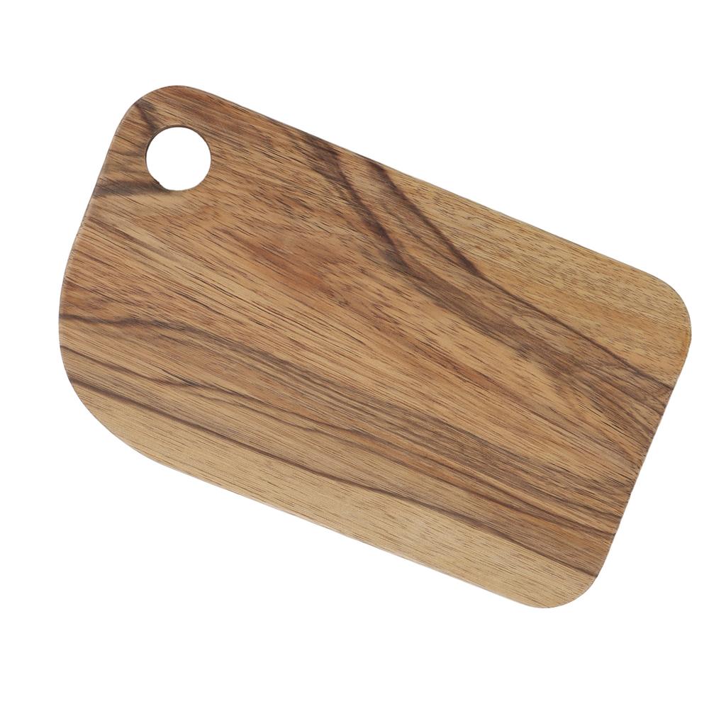 Деревянная разделочная доска с отверстием для подвешивания 11,4 X 6,7 X 0,8 дюйма Деревянная разделочная доска Поднос для пиццы для K