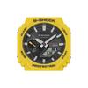 Casio G-Shock Классические Восьмиугольные Защищенные Спортивные Кварцевые Часы с Двойным Дисплеем и Углеродным Сердечником Водонепроницаемые Мужские Часы Черные GA-B2100C-9APR