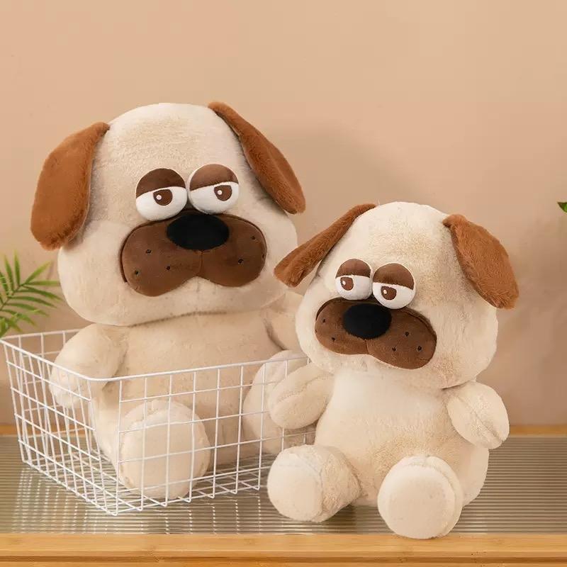 Новая кукла Шарпея с большими глазами, подарок на день рождения, детская успокаивающая кукла, оптовая плюшевая игрушка-кукла