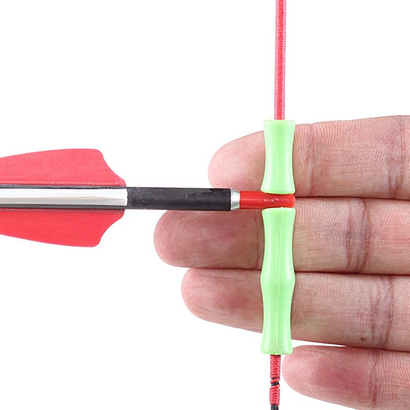 3Pcs/Set S/L Archery Finger Guard Bowstring Finger Saver Tab For Recurve Bow Silicone Finger Release Finger Protector Gear