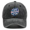 Бейсболка Snapback с принтом флага "КАБО-ВЕРДЕ" 2026 Футбол, Регулируемая Кепка от солнца, Ретро, Простая, Всесезонная, Свободная, Папина кепка