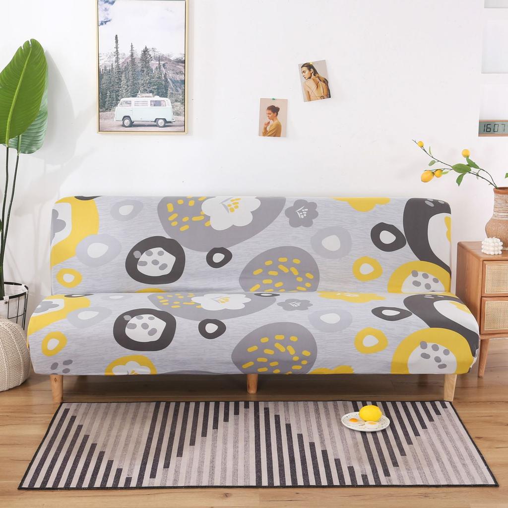 Handrails-free Elastic Sofa Cover All-inclusive Folding Sofa Bed Cover Full Cover Elastic Sofa Cover