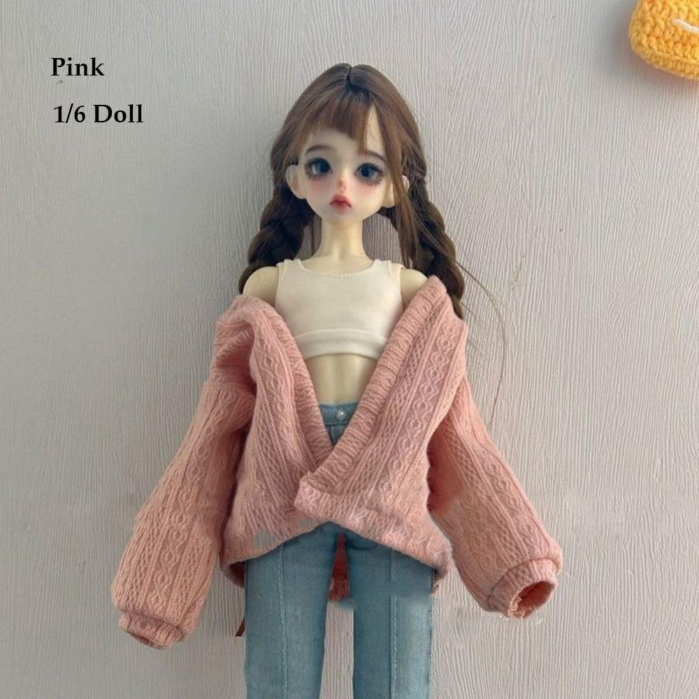 Милые топы для кукол, пальто, повседневная одежда, кукольные свитера для кукол BJD 1/4 1/6 30/45 см, аксессуары для одежды DIY