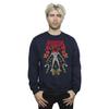 Netflix Mens Stranger Things Christmas Demogorgon Sweatshirt