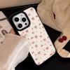 Gilded Ins Cherry for IPhone 16 for Apple 15 Promax Phone Case 13/14 Glass 12 for 17 Premium Hard