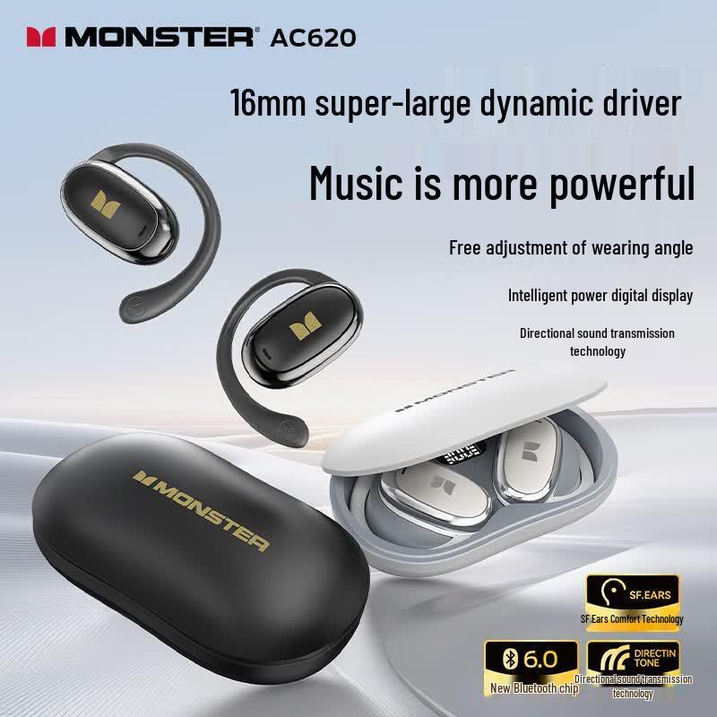 Спортивные Bluetooth-наушники Monster AC620 с открытым дизайном