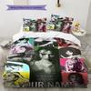 Name Custom Gaga Pattern Bedding Set Quilt Cover Pillowcase Home Decor Gift (1 * duvet cover + 2 * pillowcase, without core)