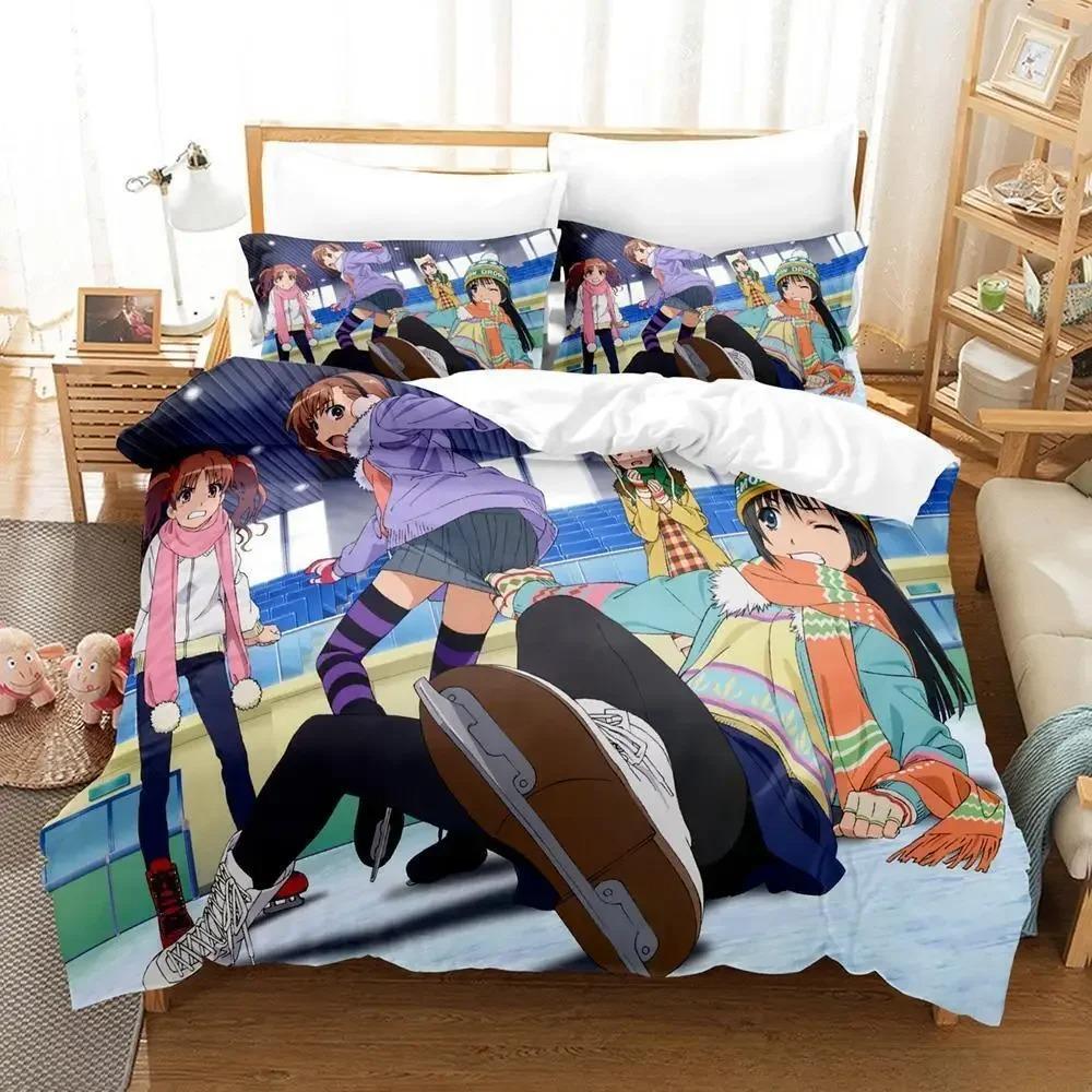 3D Print Anime Misaka Mikoto Bedding CollectionDuvet Cover Comforter Bed Collection Quilt Cover PillowcaseKing Queen Twin Size Boys Girls