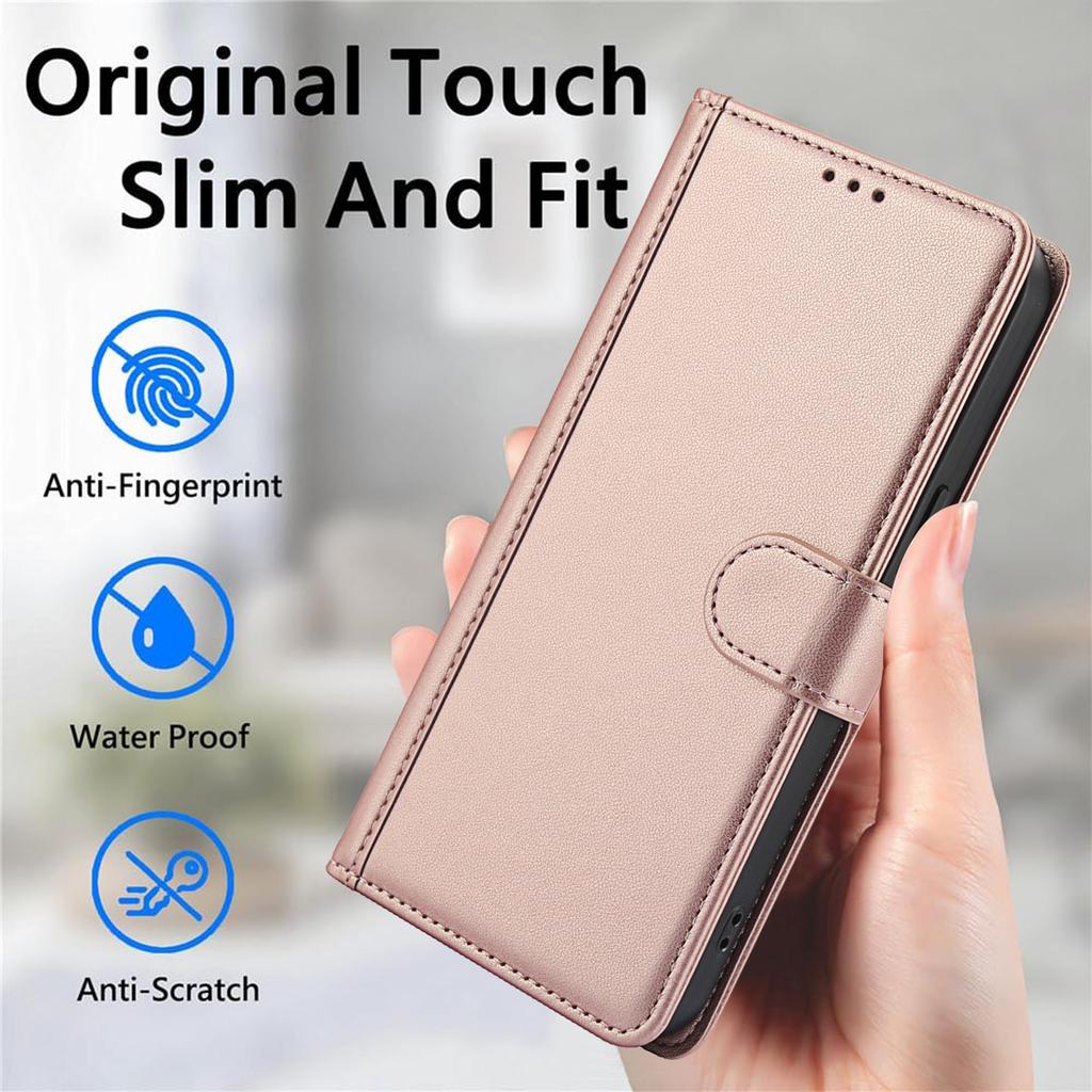 SY-003 For Xiaomi Redmi Note 13 5G/Note 13 5G (China) Case PU Leather Stand View Phone Wallet Cover with Hand Strap