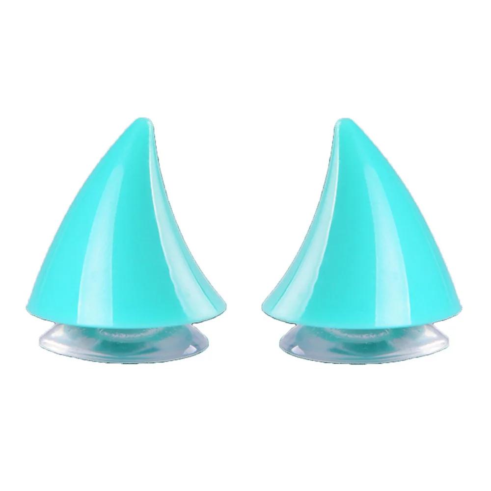 2 шт., мотоциклетный шлем, милый угловой резиновый рожок, украшение для мотокросса, анфас, внедорожный шлем, украшение, мото автомобильные аксессуары