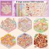 Cartoon Landscape Sticker Book Visual Stacking 3D Pocket Cabin Scene Stickers  Kids