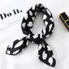 2021 Small Size Women Scarf Fashion Print Silk Scarves Square Neck Office Satin Handkerchief Bandana Foulard