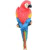 Resin Decor Craft Decoration Simulation Parrot Bird Sculpture Wall Hanging Garden Decoration