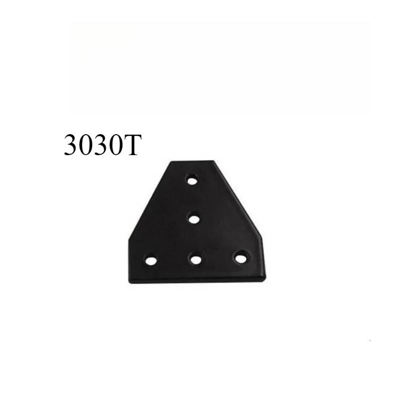 1pcs T/L Type 5 Hole Joint Board Plate Corner Angle Bracket Connection Joint Strip for 2020 3030 4040 Aluminum Profile