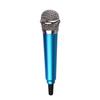 Mini Microphone High Fidelity Sensitive Aluminum Alloy 3.5mm Handheld Condenser Microphone for Daily Life
