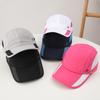 Hat Men's Spring Summer New Outdoor Sunscreen Shade Baseball Cap Hat Printing Splicing Breathable Cap Women