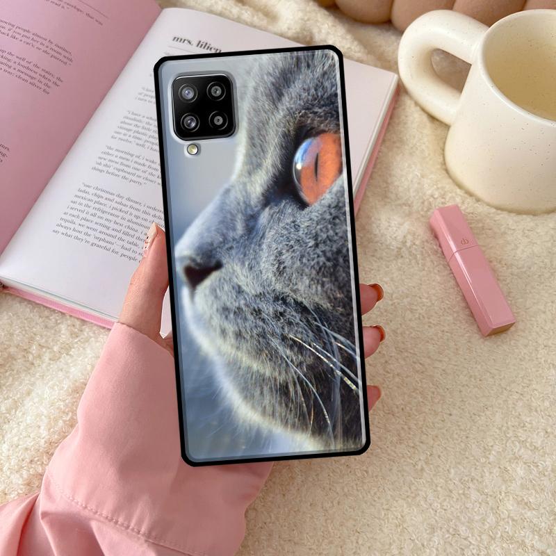 Кот Британская короткошерстная Для Samsung Galaxy A56 A54 A34 A14 A06 A16 A26 A36 A12 A32 A52 A13 A33 A53 A15 A35 A55 Чехол