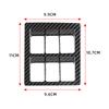 For Toyota Fortuner 2016-2022 Hilux Revo Conquest 2015-2021 LHD Head Light Switch Panel Cover Decorate Sticker Trim Accessories