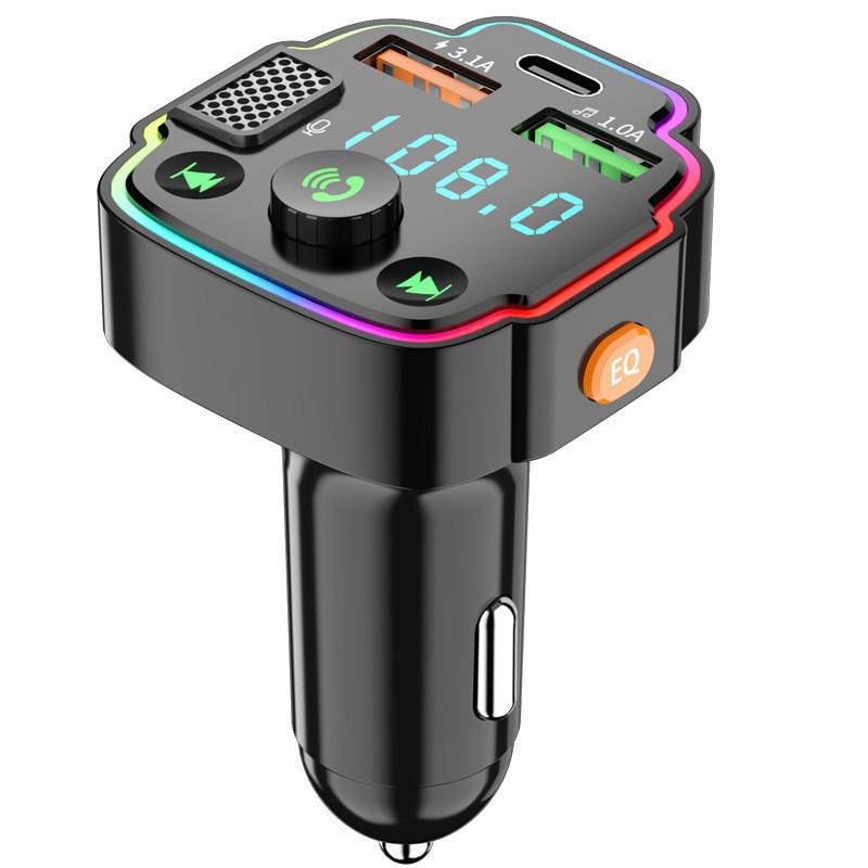Автомобильное зарядное устройство Q8 с быстрой зарядкой и Bluetooth MP3-плеер с качеством звука без потерь