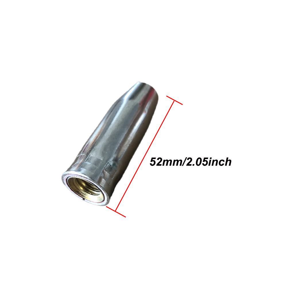 3 шт. Расходные материалы для сварочной горелки MIG MAG 15AK, сопла с резьбой, контактные наконечники 0,8 мм, 1,0 мм, 1,2 мм, держатель наконечника, латунные аксессуары