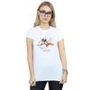 Disney Womens/Ladies Mickey Mouse Love Cherub Cotton T-Shirt