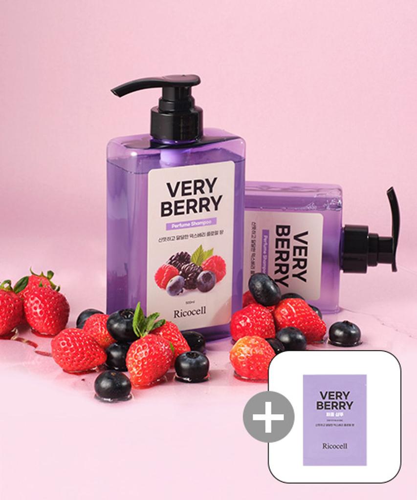 Ricocell Very Berry Perfume Shampoo + Ricocell Very Berry Perfume Shampoo 10ml 10 Pouches