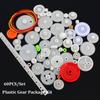 Robot Various Gear Toy Motor Car DIY Gear Assortment Axle Belt Bushings Package Kit Plastic Gears