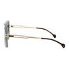 Gucci Aviator Sunglasses Grey/Gold Unisex Eyewear GG1105S-001