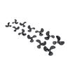 1 Pairs Rc Boat Blades Paddle 3 Blades Nylon Boat Propeller Positive & Reverse