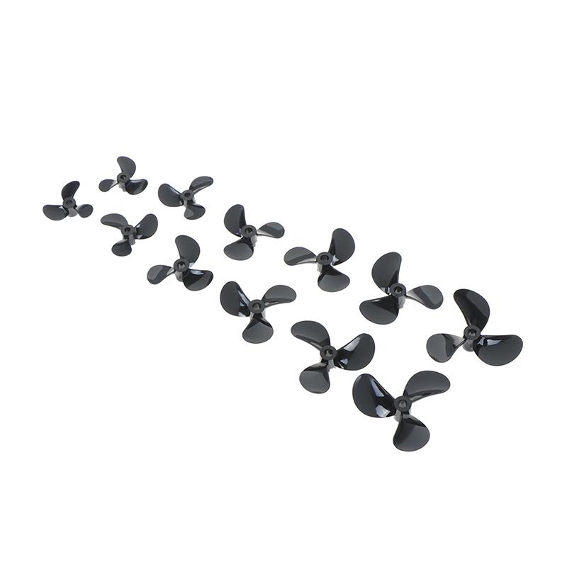 1 Pairs Rc Boat Blades Paddle 3 Blades Nylon Boat Propeller Positive & Reverse