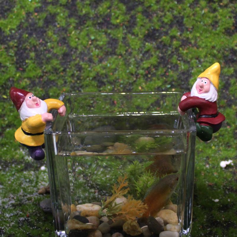 Подвеска-подставка для ручек в виде Санта-Клауса, цветочный горшок, украшение для микроландшафта, поделки