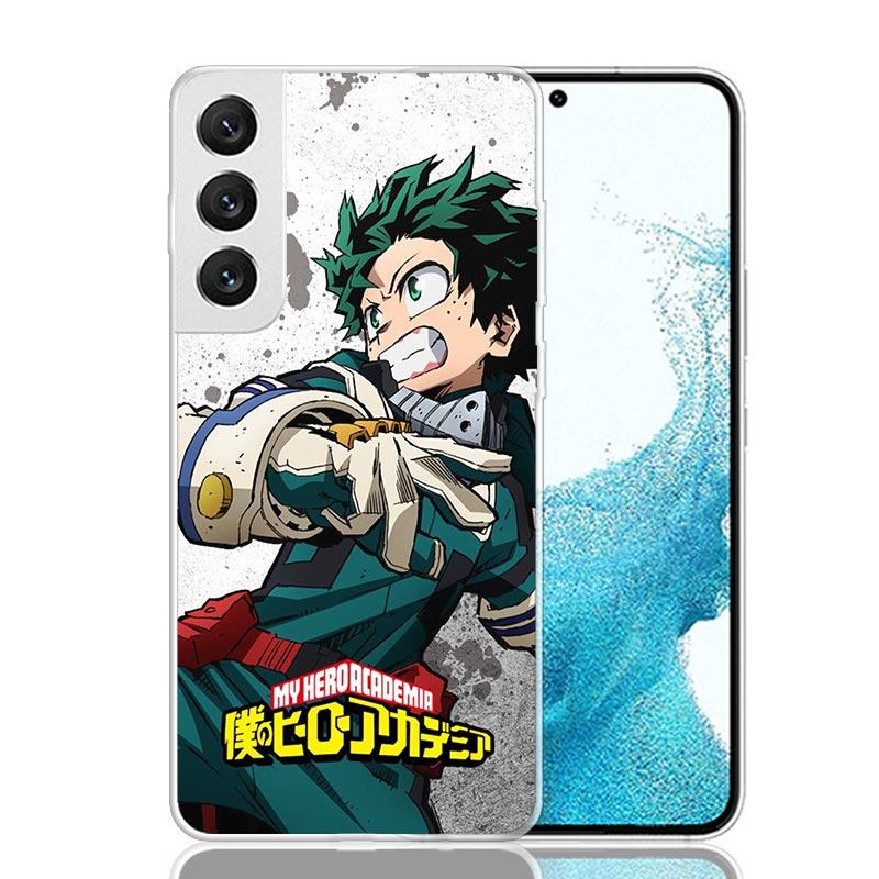 Мидория Изуку Деку MHA Моя геройская Академия Чехол для телефона Для Samsung Galaxy S26 S25 Edge S24 S23 FE S22 Ultra S21 Plus S20 + Fundas Cover Coqu