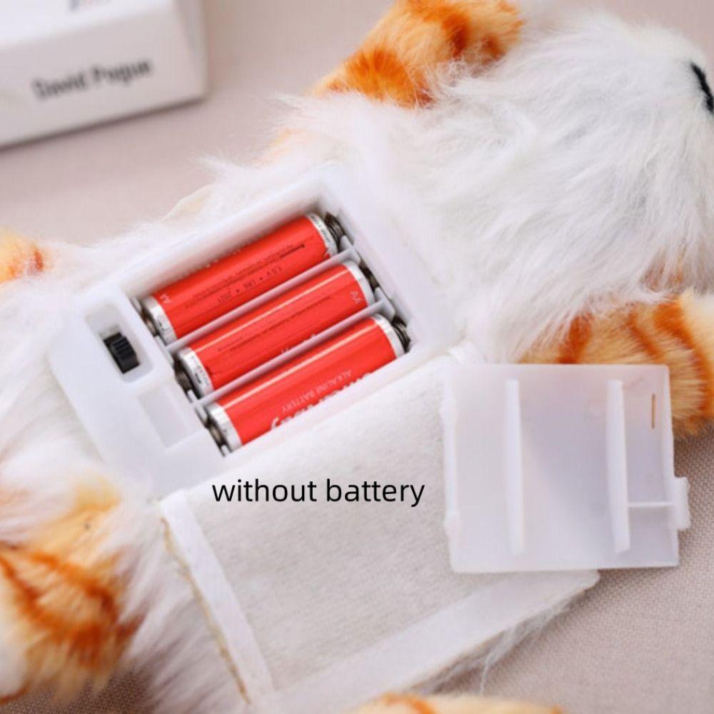 Laughing Cat Electric Rolling Cat Simulation Cat Animal Toy Creative Electric Plush Toys  Kids Toy