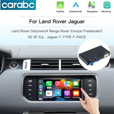 CARABC Беспроводной Carplay Android Auto Для Land Rover Jaguar Discovery 4 Evoque Freelander 2 XE XF XJL Зеркалирование Декодер Коробка
