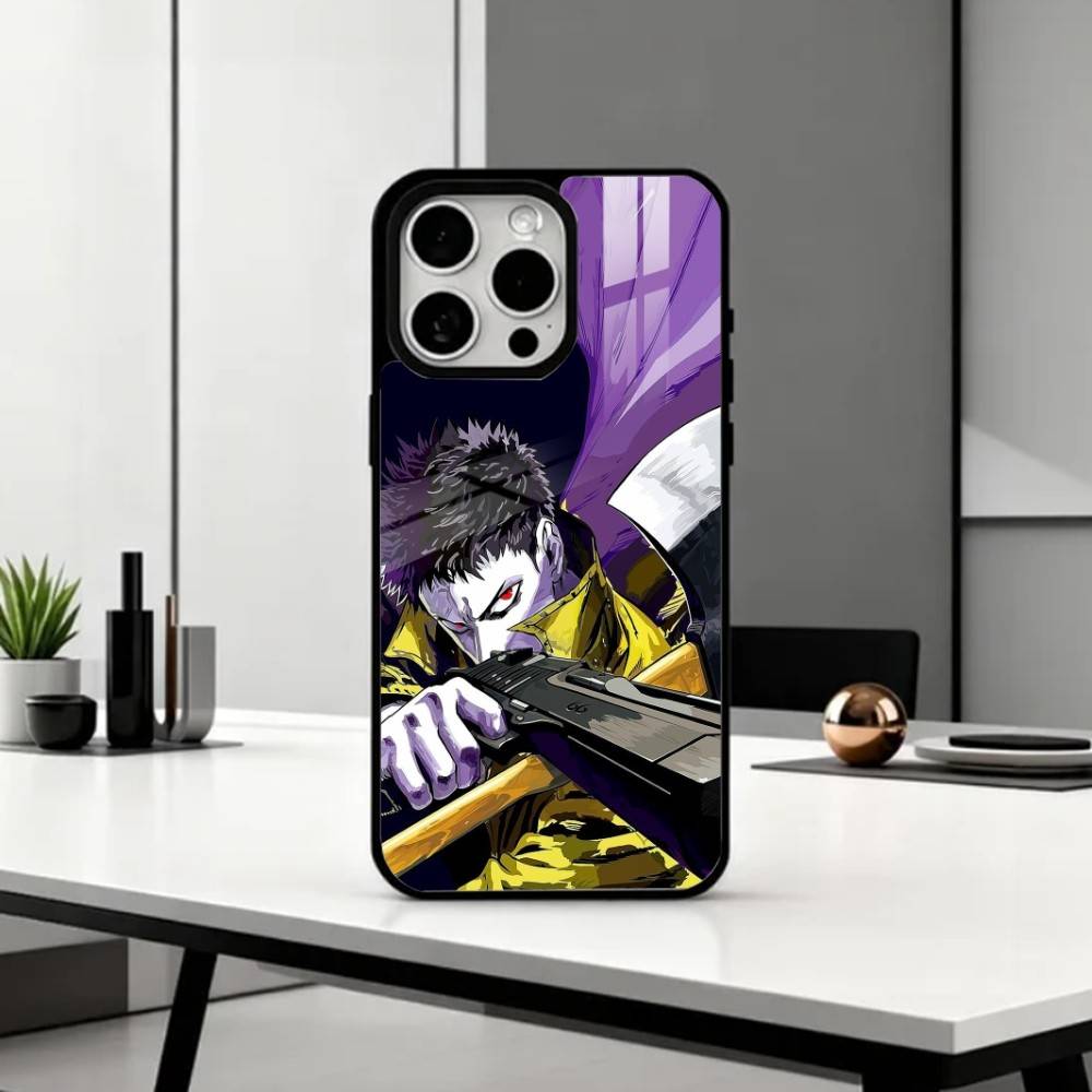 Смешной Чехол для Телефона One Punch M-Man Для iPhone17,16,15,14,13,12,11 Plus,Pro Max Магнитный Для Magsafe Беспроводной Зарядки