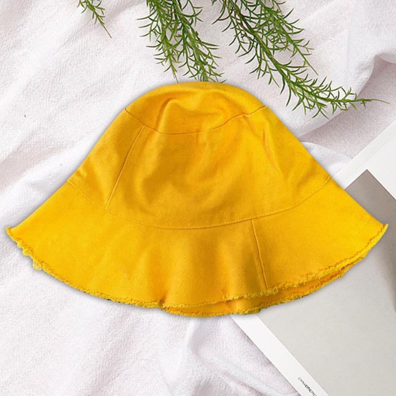 Панама с необработанным краем женская летняя шляпа с козырьком повседневная шляпа с окантовкой шляпа-ведро складная моющаяся