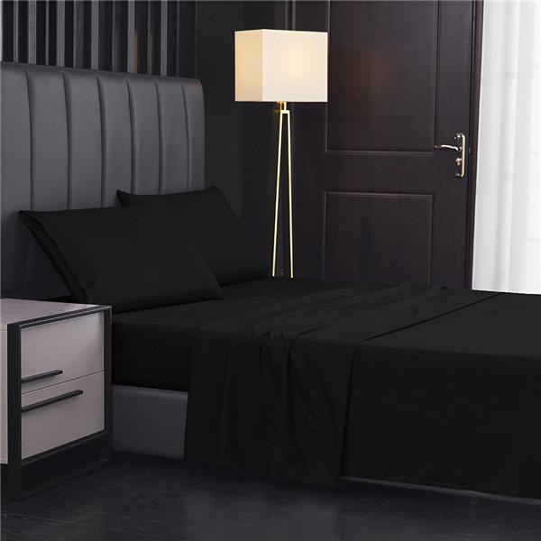 Bedding Set 4PCS /3PCS Full Set Bed Mattress Flat Sheet Mattress Cover Deep Pocket Sheet with Elastic Band