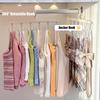 1Pc Bra Hanger For Closet,360°Rotating Multi-Functional Racks With Hook For Camisole Hat Belt Bag,Saving Space Vest Storage Rack
