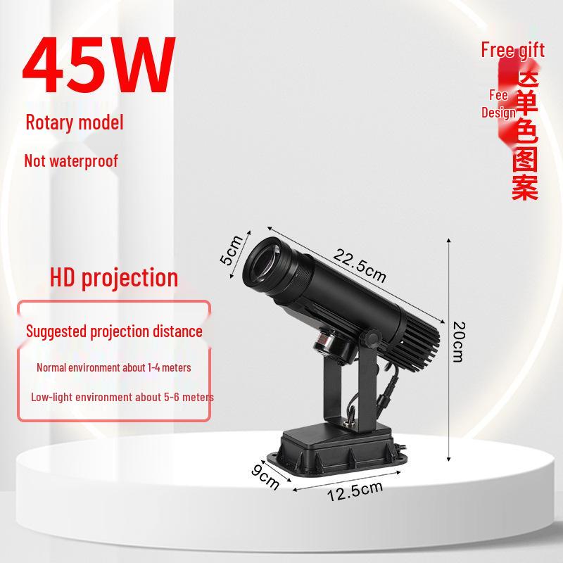 Водонепроницаемый наружный проекционный прожектор с логотипом для рекламы