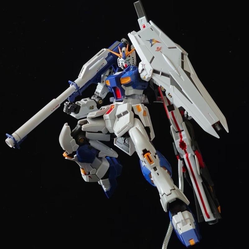 RG 1/144 RX-93ff V FIGHTER RG32B Модель-конструктор Меха Аниме Фигурки Декор для стола Кукла Мальчик Головоломка Игрушка Коллекционный Подарок