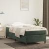 3144666 vidaXL Divan Bed with Mattress Dark Green 100x200 Cm