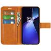 For OnePlus Nord CE4 Lite 5G/Oppo K12x 5G (China) Case Calf Texture Leather Stand Phone Cover
