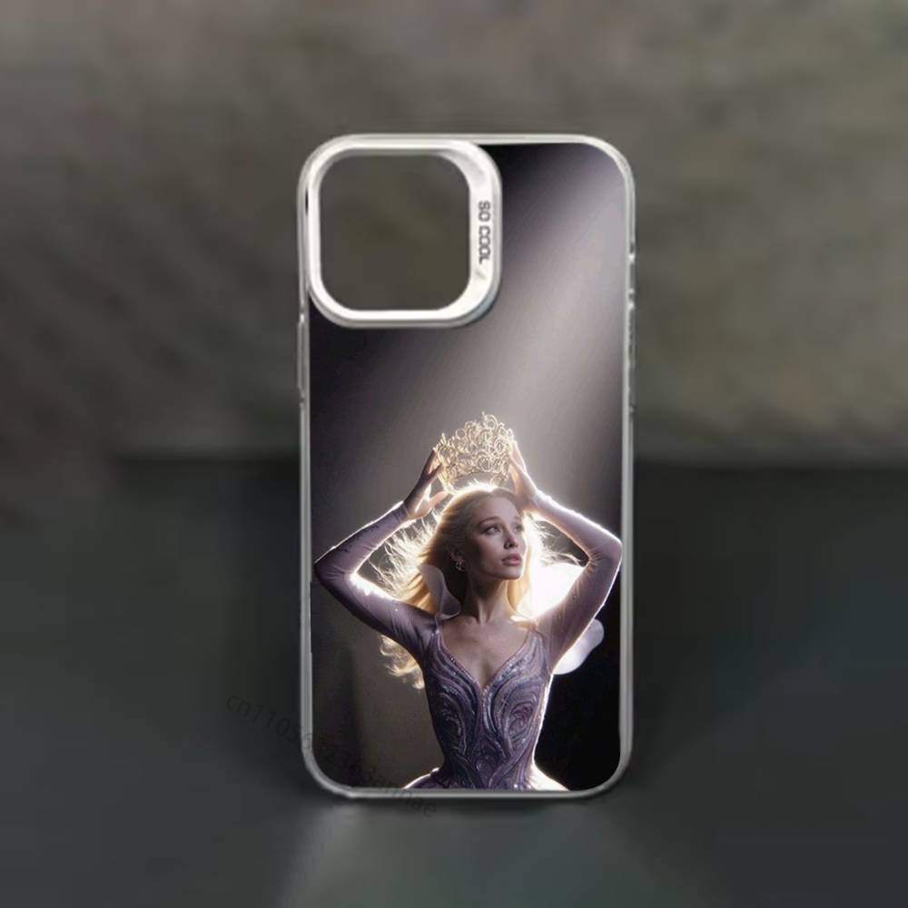 Впереди более светлые дни Чехол для телефона A-Ariana Для iPhone 17,16,15,14,13,12,11,Pro,Max,Plus,Mini,X,XS,XR,8,S,SE Мягкий черный чехол
