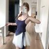 #Summer new pure desire wind striped lace-up splicing sling vest female slim fixed with chest pad top