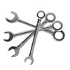 Imperial units/Metric Type Wrenches 10pcs Mini Spanner Wrenches Set Explosion-proof Pocket Key Ring Spanner Hand Tool