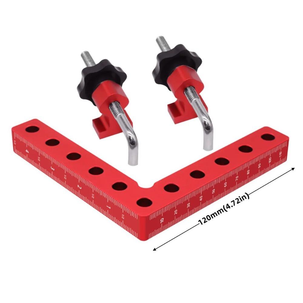 3 Pcs Fixed Positioning Clip Aluminum Zinc Zinc Alloy Corner Clamping Tools Metal Clamps Hand Fixing Tool