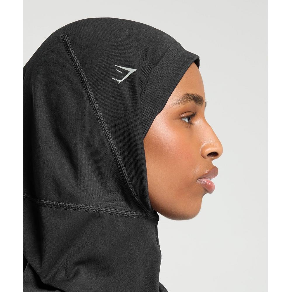 Gymshark Seamless Hijab Black I2a9t Bbbb