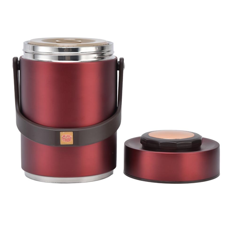 304 Stainless Steel Thermal Lunch Box 2000ml Portable Lunch Set  For Travel